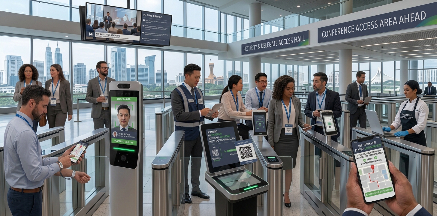 Facial Recognition Event Check-In Software on Kiosk